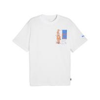PUMA laisvalaikio marškinėliai vyrams PUMA Junior Varsity Tee II PUMA White - 63283901, balti, XS
