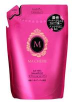 Shiseido MA CHERIE apimties suteikiantis šampūnas su gėlių-vaisių kvapu, užpildas 380ml