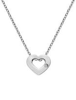 Sidabrinis kaklo papuošalas su deimantu moterims Hot Diamonds Amulets DP747