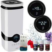 Ultragarsinis oro drėkintuvas su jonizacija ir aromaterapija 4L