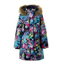 Huppa Merginų parka MONA 2, navy pattern, 116