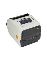 Zebra ZD621-HC, 12 dots/mm (300 dpi), disp. (colour), RTC, USB, USB Host, RS232, BT, Ethernet, Wi-Fi, kit (USB), white