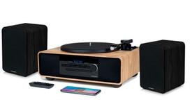 Patefonas su Bluetooth garsiakalbiais, FM radiju, atkuria CD/MP3 Thomson MIC300TT/600DUO