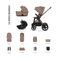 Venicci UPLINE 3 Sand universalus vežimėlis 3in1, 12 dalių rinkinys