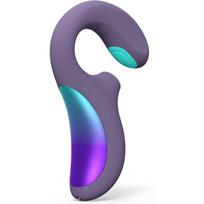 A-taško vibratorius Lelo Enigma Double Sonic Cyber Purple su „Bluetooth“ programėlės valdymu, triguba stimuliacija