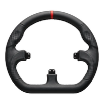 ASETEK Closed D Black Leather Rim