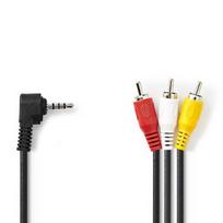 Kabelis 3xRCA - 3.5mm 4pin kištukai 1.0m