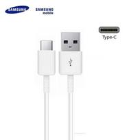 Samsung EP-DG970BWE Galaxy S10 / S10+ / S10e USB 2.0 iki Type-C 3.1 Qualcom duomenų ir įkrovimo kabelis 1,2 m baltas (OEM)
