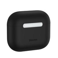 Baseus itin plonas silikagelio dėklas, skirtas Apple AirPods 3 – juodas