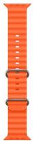 iWear Dirželis S1 Griovuotas Minkštas Siliconinis 20mm Dirželis Apple Watch 49mm / 45mm / 44mm / 42mm Oranžinis IW-S1-OR