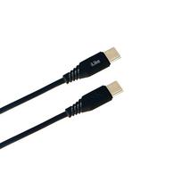 iLike CTT01 Izturīgs TPE USB-C uz USB-C (Type-C) Ātra 3.1A Datu un Lādētāja Vads 1m Melns