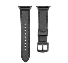 Araree Connect Hibrīda Ādas-Silikona Pulksteņa Siksna 38/40/41mm (M/L 132mm) Melna