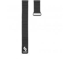 Araree Connect hibrīdā ādas-silīcija magnētiskā cilpa siksna 20mm (M/L 130mm) melna