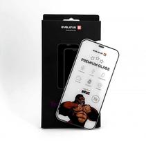 Evelatus 3D Pilna Pārklājuma Stikls iPhone 15 Pro Corning Gorilla Stikls 10X Spēcīgāks Antistatisks Melns Rāmītis