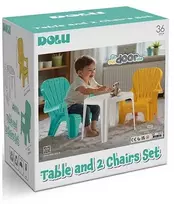 DOLU baltas stalas + 2 kėdės 2617 26170
