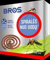 Degios spiralės nuo uodų BROS, 10 vnt.