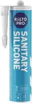 Sanitarinis silikoninis hermetikas KIILTO PRO, pilkai sidabrinė sp., 310 ml