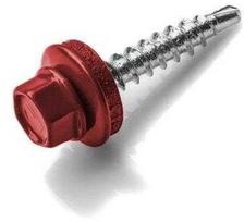 Stoginiai savisriegiai, ZN su tarpine, 4,8 x 28 mm, RAL 3011, 20 vnt.