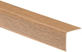 PVC kampinis profiliuotis W-PC-K4040-115-275, ąžuolo sp., 2750 x 40 x 40 mm