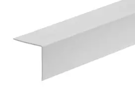 PVC kampinis profiliuotis W-PC-KR3030-105-275-BM, šviesiai pilkos sp., 2750 x 30 x 30 mm