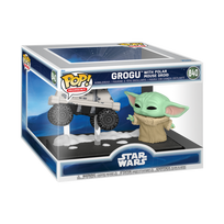 FUNKO POP! Vinilinė figūrėlė: Mandalorian & Grogu - Grogu with Polar Mouse Droid (Moment)
