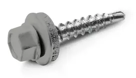 Stoginia savisriegiai su tarpine 4,8x28 mm, T14, RAL9006, 250vnt.