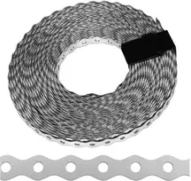 Perforuota montavimo juosta, 17x0,7mm, ilgis 10m.
