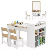 Dailės stalas ir 2 kėdės 120 x 60 x 60 cm