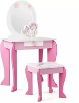 Kosmetinis staliukas ir taburetė 49 x 35.5 x 89 cm 1 komplektas