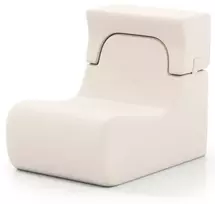 Grindų kėdė smėlio / pilka
