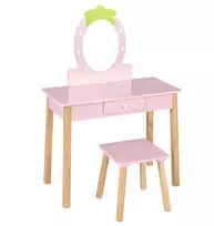 Staliukas ir taburetė Rožinė 2 vnt.