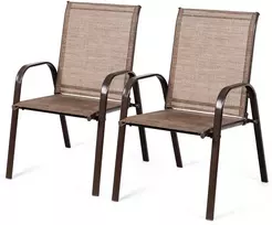 Lauko kėdė su porankiais 2 vnt.