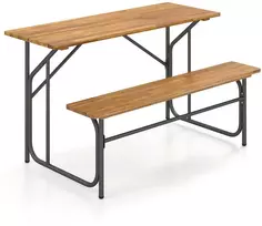 Lauko baldų komplektas Stalo ir suolo rinkinys 132.1×81.3×74.9 cm 1 vnt.