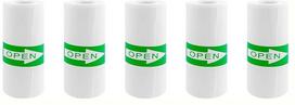 Dėklas CP STP5 Pašlīmējošs Termopapīra Uzlīmju komplekts x5 ruļļi 57mm x 25mm bērnu drukas kamerām - Balts