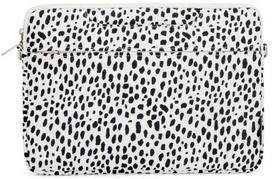 Krepšys iLike Krepšys na laptopa 15-16 Inches Fabric Nešiojamas kompiuteris Bag With Strap Leopard Baltas ILIUN16LBLW