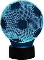 Elight ILU 3D Ilūziju LED Nakts Lampa ar Futbola Bumbu Multi-krāsu Gaisma (25x15cm) USB Darbināta