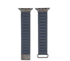 Riduria Siksniņa Connect laikrodis 38/40/41 mm su žievės formos sagtimi gale, magnetiniu prisisiurbimu, laikrodžio dirželis Indigo spalvos, Mėlyna CONAPP38CBMI