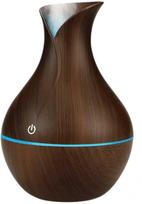 Drėkintuvas IVY D2 3in1 Aromātu Difuzors - Mitrinātājs - 1.5W Nakts atmosfēras USB lampa 11cm / 300ml Tumšs koks