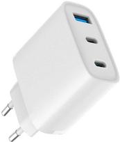 Evelatus 45W Max Fast Charger EU USB-C1/USB-C1/USB-A Baltas