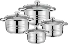 Galicja 4 katlu komplekts: 14/16/18/22 cm – 1 2/1 8/2 5/4 5 l 47009 44 x 25 5 x 15 5 GALICJA 47009