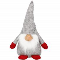 Kalėdinė figūrėlė "snaigė" - pilka, 38 cm