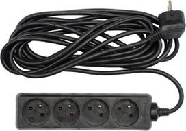 Ilgintuvas - 72621 - 4 lizdai - su žeme - 3 m - juodas