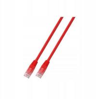 Patchcord Utp Cat.5e 3m Pvc, raudonas