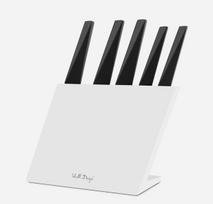 Vialli Design peilių rinkinys Volo, 5 dalių, baltas