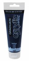 Akriliniai dažai Daler-Rowney Graduate 120 ml indigo