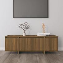 vidaXL Televizoriaus spintelė, ruda ąžuolo, 120x30x40,5cm, MDP, Ruda