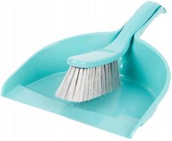 Šluotos ir semtuvėlio rinkinys, plastikiniai, įvairių spalvų