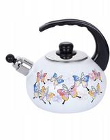 Kamille virdulys su švilpuku, 2,5 l, baltas