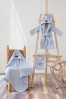 L'essentiel Maison vonios rinkinys kūdikiams Bear, mėlynas, 1/2 m