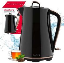 Virdulys Klausberg KB-9015 1,7 l nerūdijančio plieno juodas